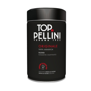 Pellini TOP Originale - Кофе для Мока, Френч-Пресса и Фильтр-Кофеварки в Жестяной Банке - Пеллини - 250 г.