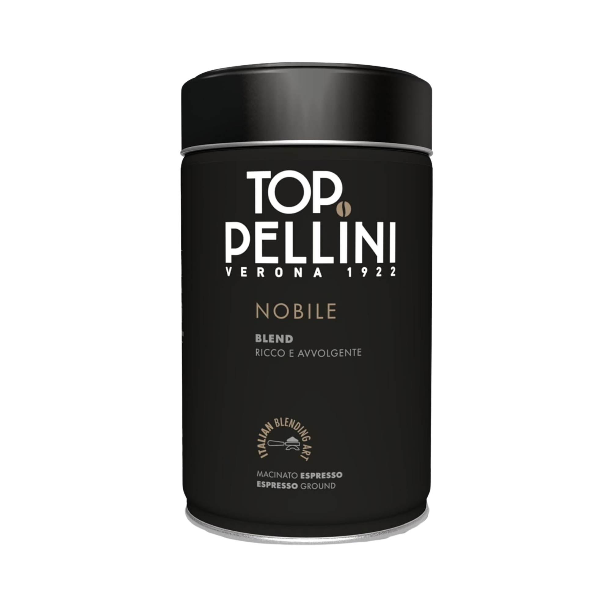 Pellini TOP Nobile - Кофе для Эспрессо в Жестяной Банке - Пеллини - 250 г.